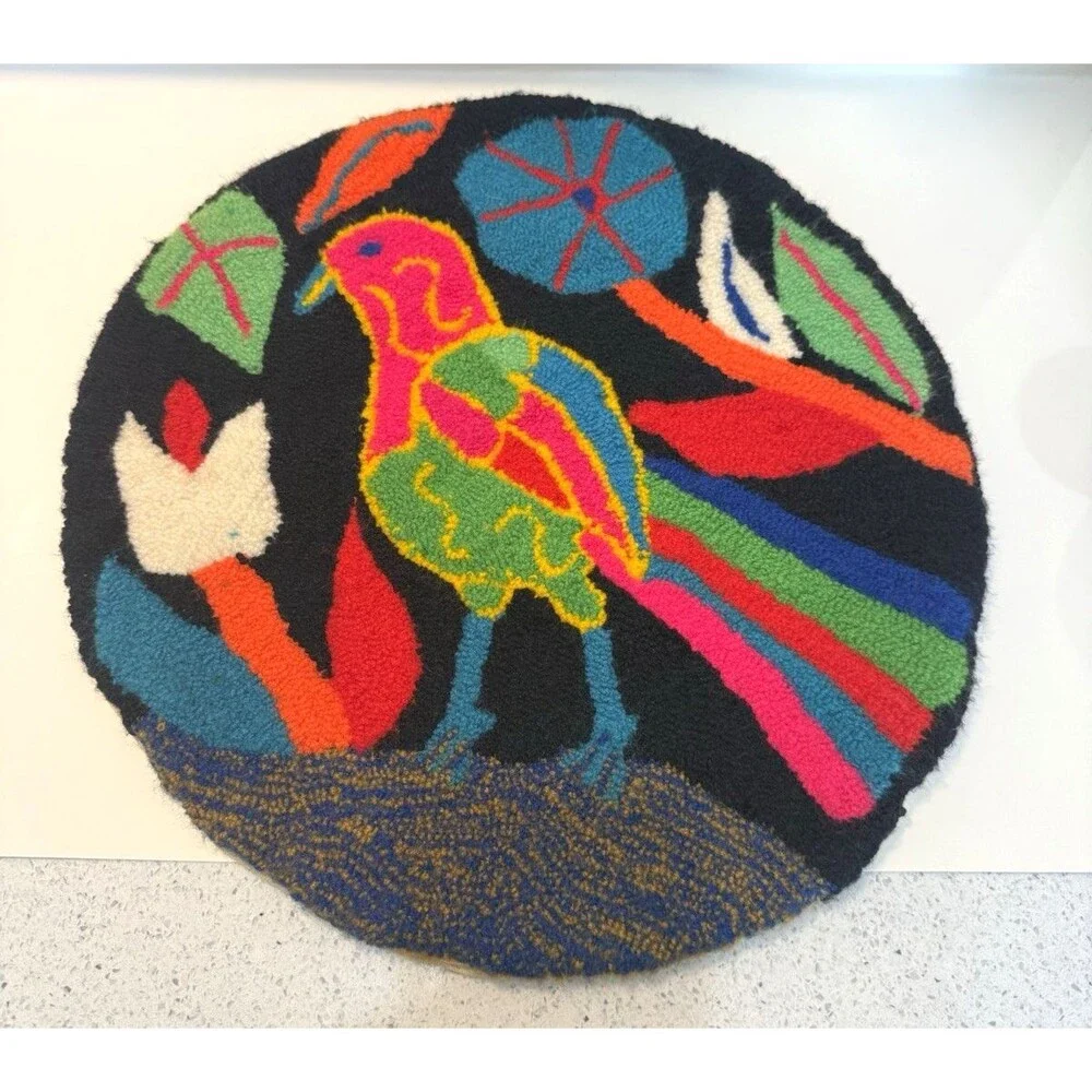 Vtg Venezuela Bird Handmade Colorful 15